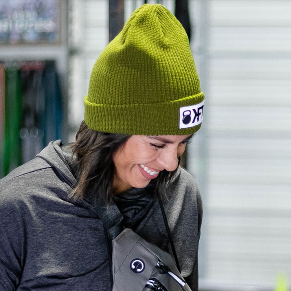 KFT Logo Beanie - Olive Green