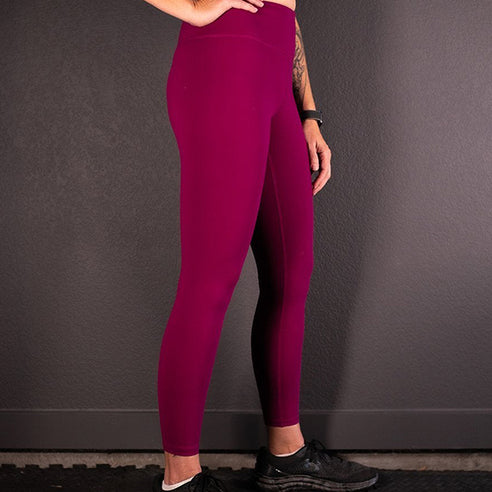 High-ly Recommended Leggings - Cranberry